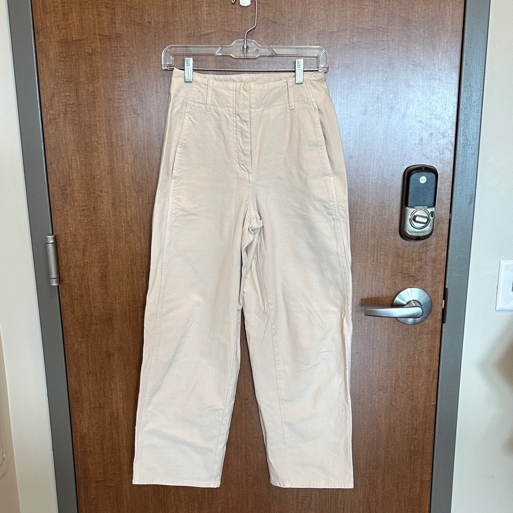 Wilfred Cream Wide Leg Pants